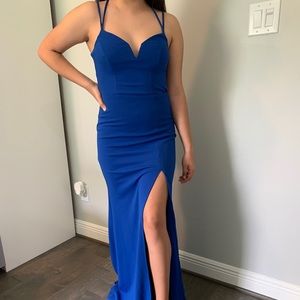 Long Royal Blue Dress